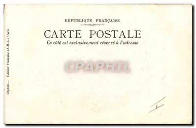 O Coronel Marchand — retrato militar enquadrado de louro — Editor A.M.L. Paris — Verso