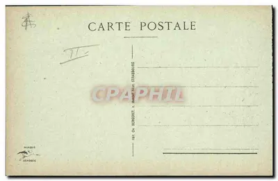 Metz - 14 Luglio 1919 - Il Generale de Maun'huy che passa la Revisione delle Truppe — Verso