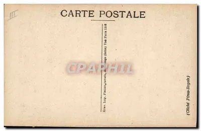 Général Fayolle — portrait militaire — gravure de Piau, Mont Rouge (Seine) — Verso