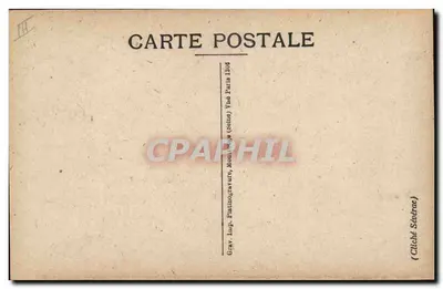 Geral Mangin — retrato militar — Grav. Imp. Platinographie, Montreuil (Seine) — Verso