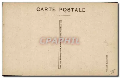 Général Mangin — portrait militaire — Grav. Imp. Platinogravure, Montreuil-sur-Seine — Verso
