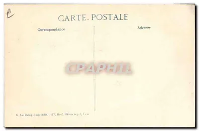 Paris — O general Gallieni passando em revista as sociedades de preparação militar — 5 de novembro de 1914 — E. Le Deley, 19ª série — Verso