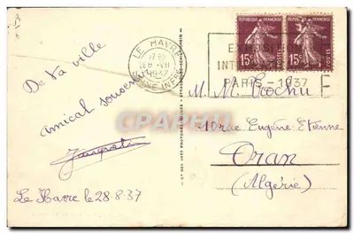 Navio de passageiros «Normandie» — O maior do mundo — Cie Générale Transatlantique, n°2 — Verso