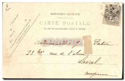 Saint-Nazaire — Odejście transatlantyka "La Normandie" — LL. n°13 — Rewers