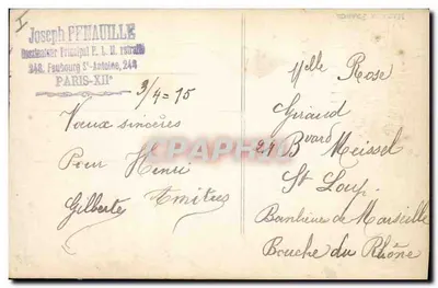 Paschaklok — roze bloemen — uitgever Misange — Achterkant