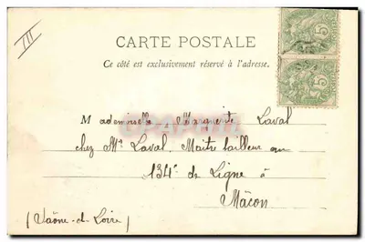 Castelo Arnoux — Torre da Igreja — Papel da Série 134 — Verso