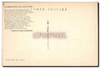 Lavaur — O Jacquemart (Cúpula de São Alain) — Le Tarn Illustré, n°24 — Verso
