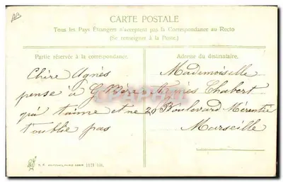Violetas — texto poético — M.E. Éditeurs, Paris, série 1121 bis — Verso