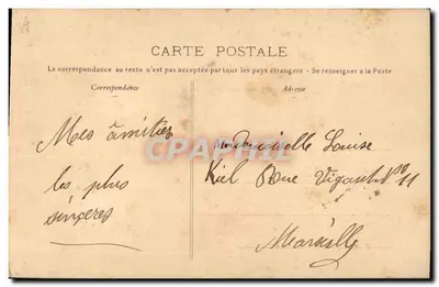 Pez — 1° de Abril — tarjeta postal ilustrada — Reverso