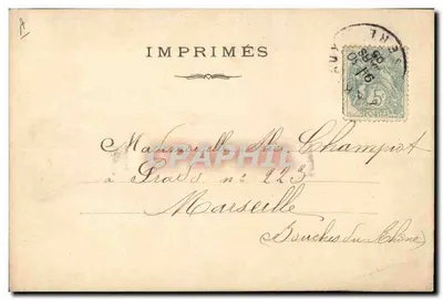 Poisson - Poisson-pied — éditeur IMPRIMÉS — Verso