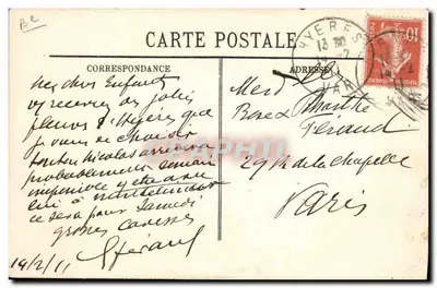 Entlang der Côte d'Azur — Die Ernte der Tubérosen — LL — Rückseite
