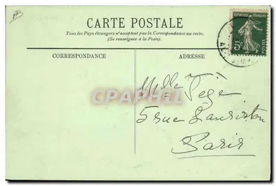 A Colheita de Flores de Laranjeira na Costa da Provença — LL. — N° 626 — Verso