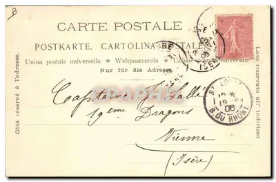 Recolección de casias — Perfumería Molinard Jeune en Grasse (A.-M.) — Reverso