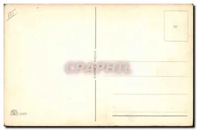 Crianças brincando no mar — cartão postal ilustrado — 787 — Verso