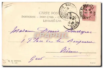 Rodzina — scena życia — wydawca M. M. Vienne, nr 109 — Rewers