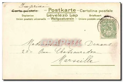 Rosa gialla e rosa — disegno ad acquarello — B. Fleury — Verso