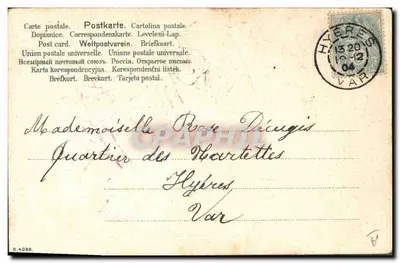 Rosa roja — detalles florales — Jeanne Molinari — Reverso