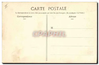 Um grande Fumante — Cachorro sentado em uma cadeira — H. Ferrand, editor, em Bourg (Ain) — Verso