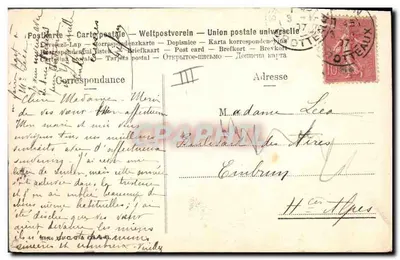 Menina pequena e cachorro preto — Heurwaise, Ardennes — Heurwaise — Verso