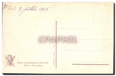 Cão ambulante da Cruz Vermelha encontrando um ferido — I.M.L. n°2100 — Verso