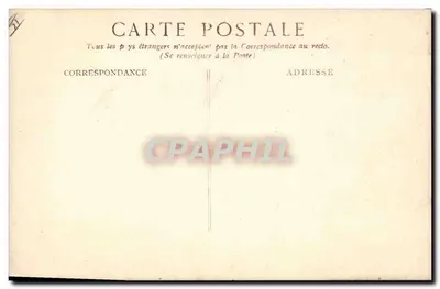 Geral Galliéni — retrato em uniforme ornado com condecorações — Cliché Manuel, D.6 — Verso