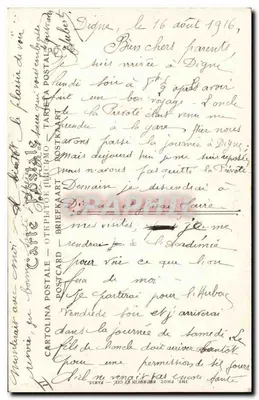 Generaal Gallieni — Eerder gouverneur van het Omsingeld Kamp van Parijs — ND. Fot. — Achterkant