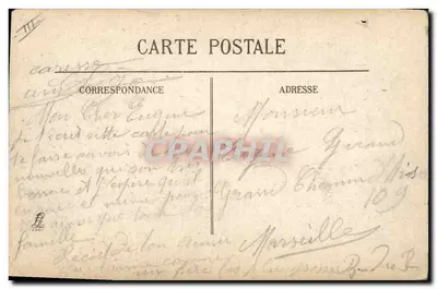 O General Gallieni — Governador Militar de Paris — Foto H. Manuel — Verso