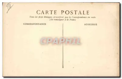 Generaal Galliéni — portret in militair uniform met decoraties — Clizbé Manuel, D.6 — Achterkant