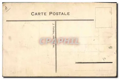 Albert Ier, Rei dos Belgas — 1914 — J. Vuillien, editor, Bruxelas — Verso