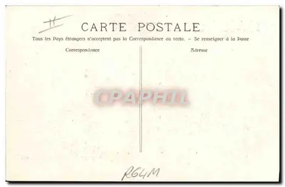 O Paquebote "Orénoque" (M.M.) em condições adversas — D'après R. Dumont-Duparc, pintor marítimo — Verso