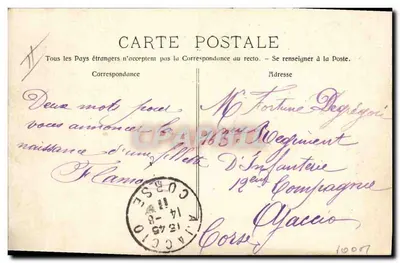 O Paquebote "Orénoque" — naufragado no Atlântico — Provost & Laoudur, Marselha — Verso