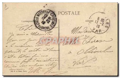 O Transatlântico LA PROVENCE — descrição técnica e características — Imp. R. Le Daley, Paris — Verso