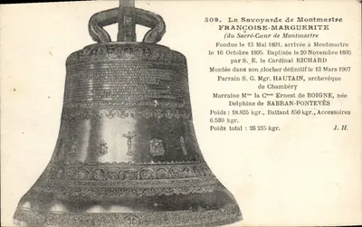 A Savaudade de Montmartre — sineta do Sagrado Coração de Montmartre — n°509