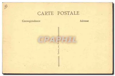 Centralny Biuro Radioelektryczne Spółki Radio-France — 166, ul. Montmartre, Paryż — nieznany wydawca — Rewers