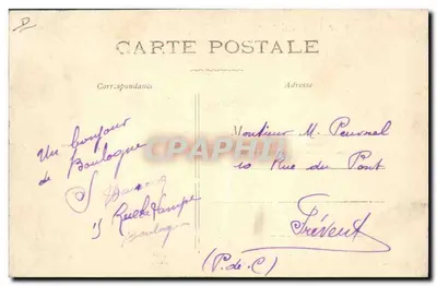 Albert Hamant, ex-Representante Comercial, víctima del deber — Tour de Francia a pie, en nombre de los Camarades — GEDOVICS, NANCY — Reverso