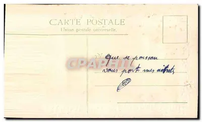 1 april — Vis en bloemen — Universele postunie — Achterkant