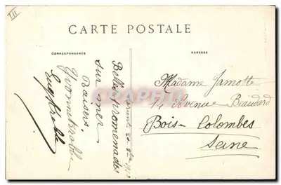W Bretanii — Wokół łóżka zamkniętego — kolekcja Villard, Quimper — Rewers