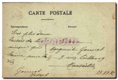Terugkeer van het Front — Hallo Marie-Jeanne, hier is je echte Bretonse soldaat — Auteur van de Bretonse bedden — Achterkant