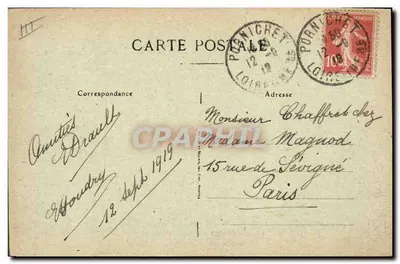 Adieux à la promise — Aujour des lits cles bretons — Éditeur non visible — Rewers