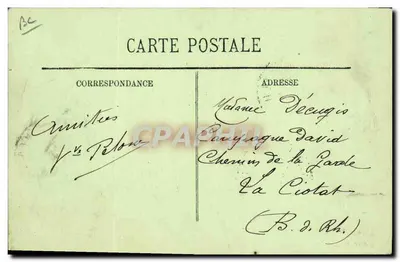 Grasse — A Colheita das Flores de Laranjeira — LL — Verso