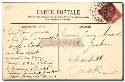 La Cueillette des fleurs — scène de campagne avec édifice religieux — LL. n° 807 — Verso