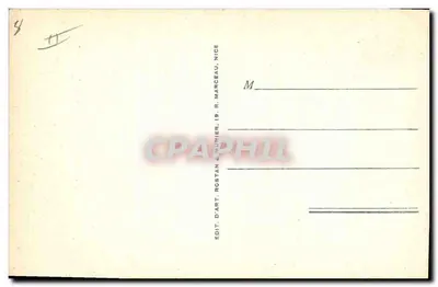 Costa do Azul — Colheita da Flor de Laranjeira. RM — Ed. D'Art. Rostan & Munier, Nice — Verso