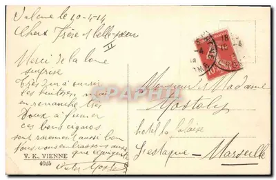Mulher e criança com pintinhos — Goyeuses Pâques — editor não visível — Verso
