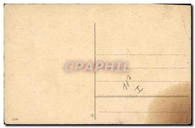 Bilhete postal antigo Fantasia Flores — Verso