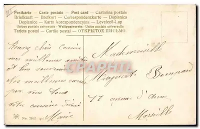 Rosa — Dolce Ricordo — Editore anonimo, n° 2102 — Verso