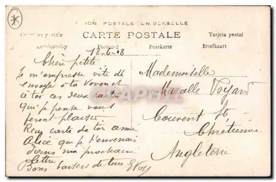 Duas jovens moças e um cachorro — Sincère Amitié — Legrand Fot. n°182 — Verso