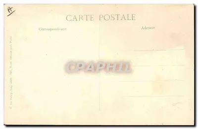 S.M. Albert Ier, rei dos Belgas — Condecorado com a Medalha Militar — E. Le Deley, impressor, Paris — Verso