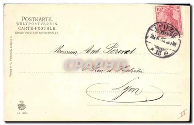 König Albert von Sachsen — retrato militar — Verlag v. G. Friedrich, Leipzig — Verso
