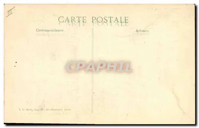 S.M. Albert Ier, rei dos Belgas — Condecorado com a Medalha Militar — E. Le Deley, impressor, Paris — Verso