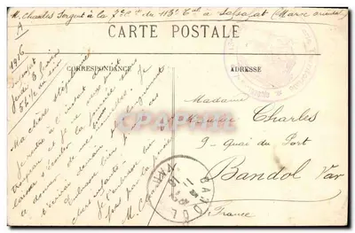 Chefes de Estado — Guerra Europeia 1914 — Editor não visível — Verso